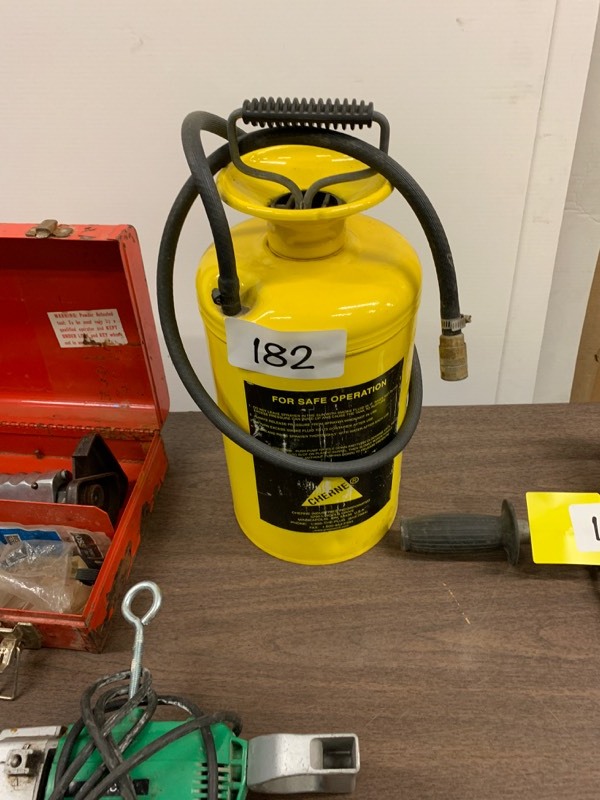 lot 182 image: Smoke fluid tank