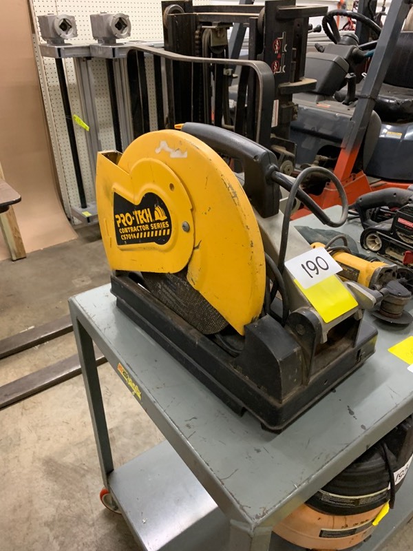 lot 190 image: Metal chop saw