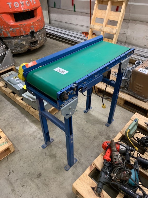 lot 206 image: Belt conveyor