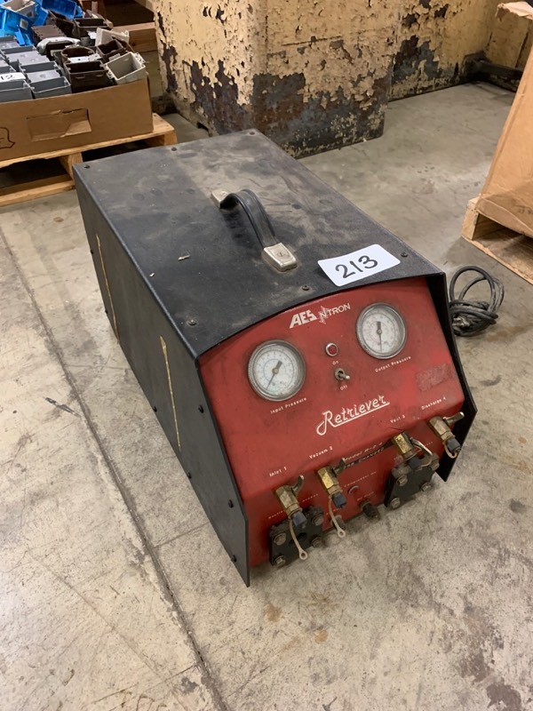 lot 213 image: Refrigerant recovery station