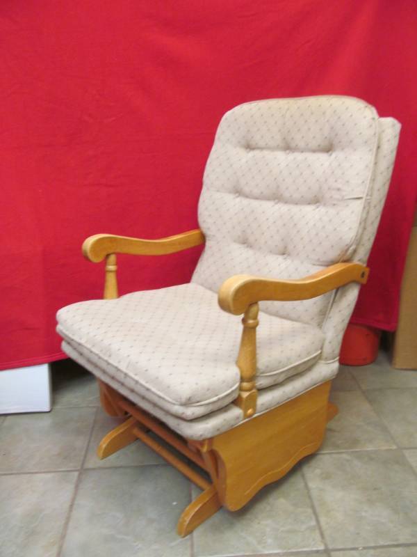 lot 108 image: glider rocker