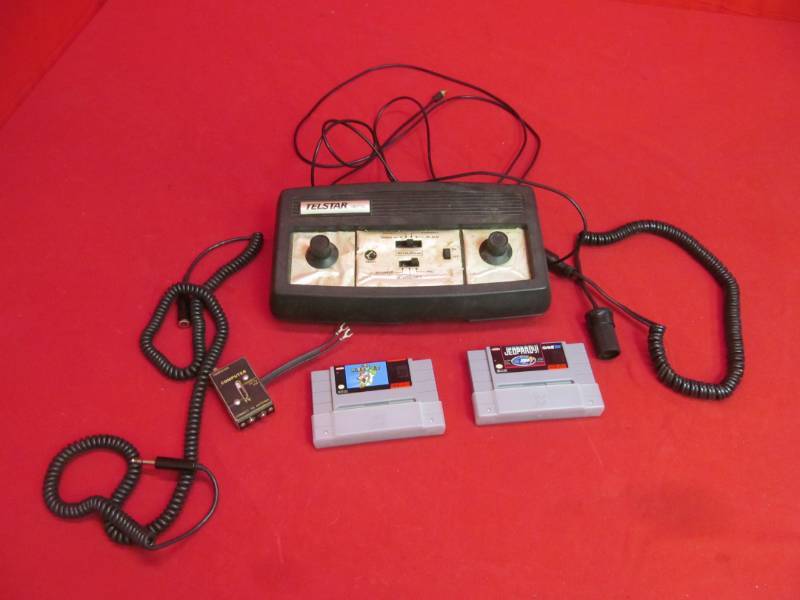 lot 128 image: vintage Telstar video game
