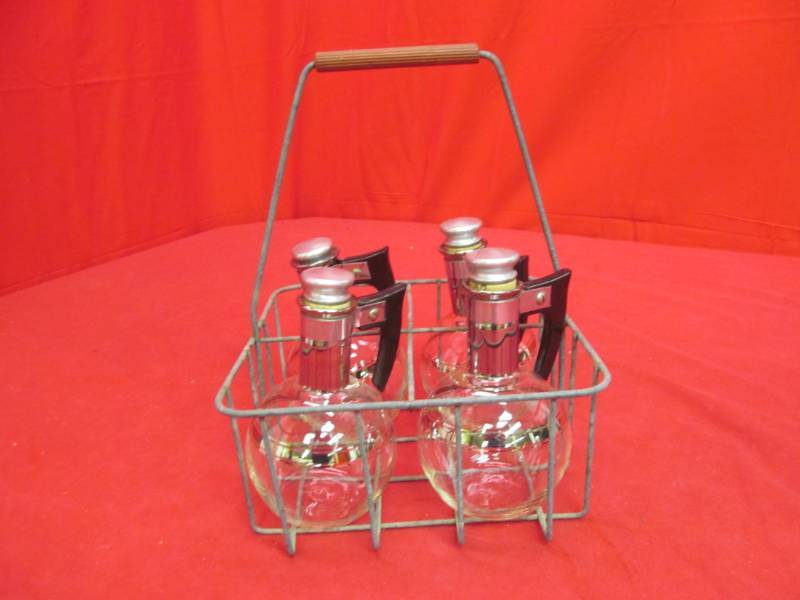 lot 149 image: vintage condiment caddy
