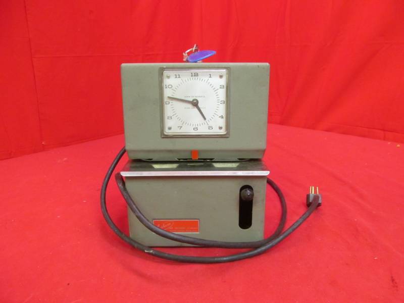 lot 191 image: Althem time clock