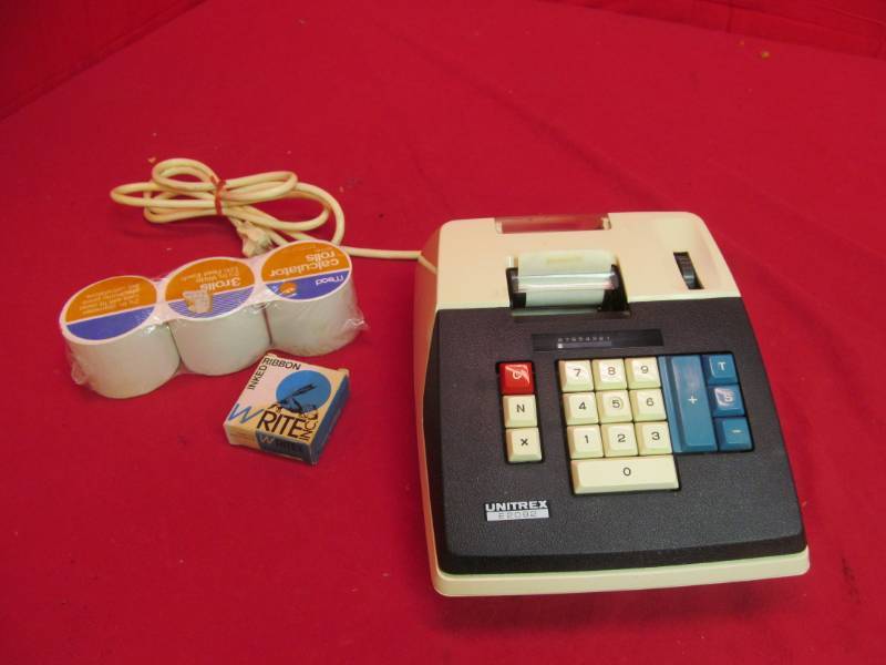lot 203 image: printing calculator