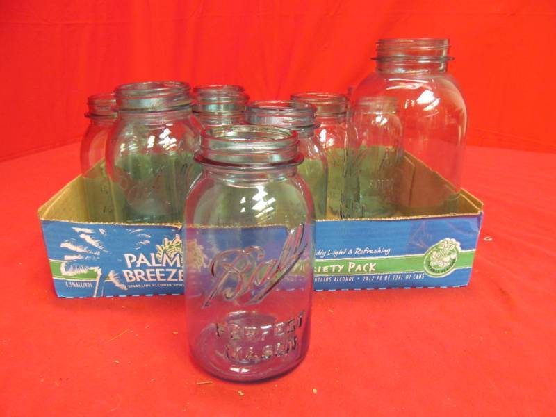 lot 232 image: vintage canning jars