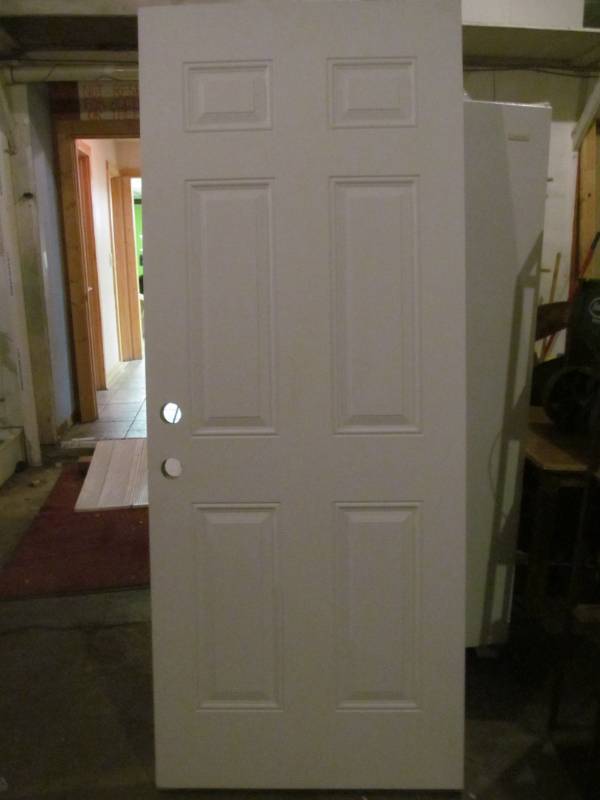 lot 245 image: 32 6 panel door metal