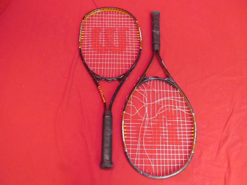 lot 25 image: Wilson tennis rackets