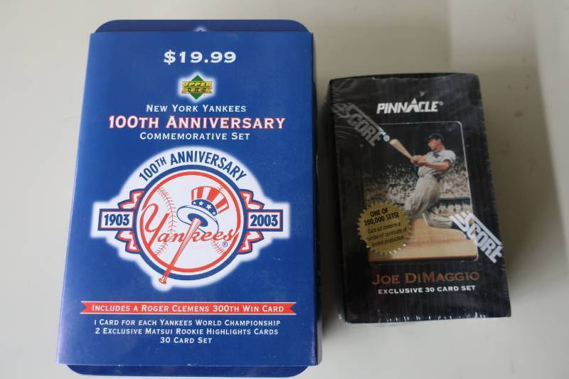lot 506 image: Two New York Yankees Card Sets