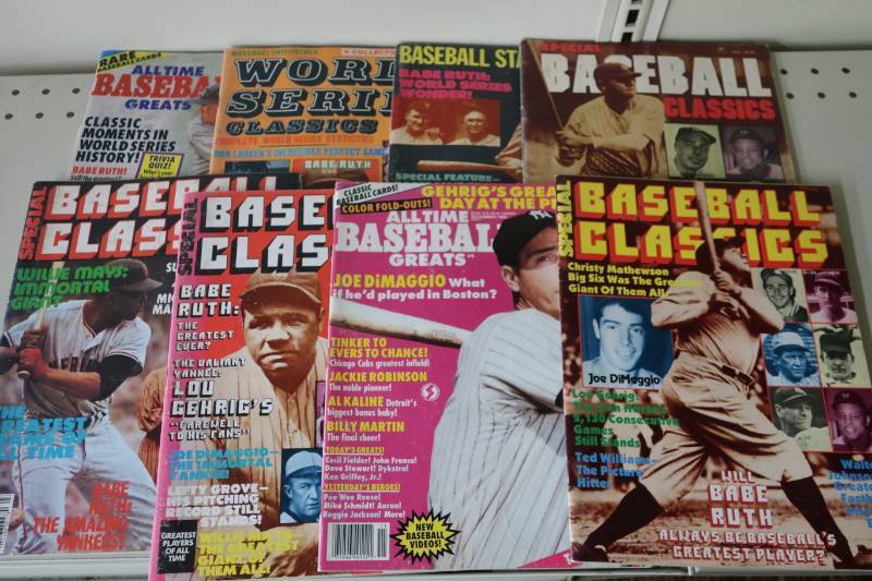 lot 532 image: Lot of Vintage Baseball Magazines