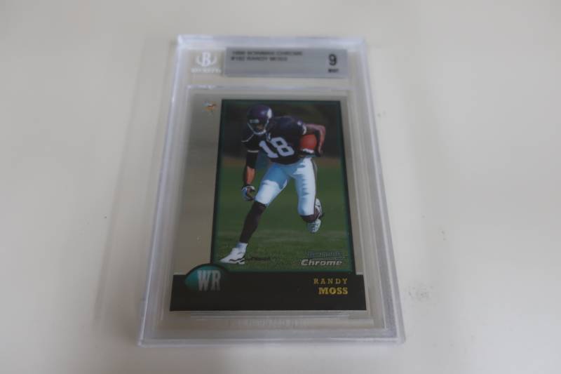 lot 561 image: Graded Mint Randy Moss Rookie Card