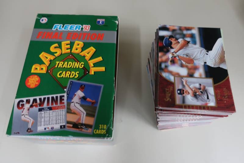lot 574 image: Two Baseball Card Sets