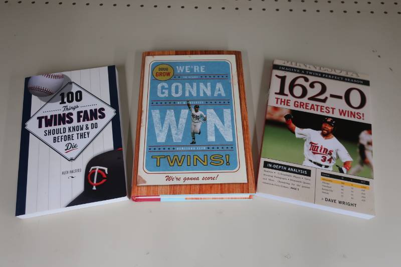 lot 583 image: 3 Nice Minnesota Twins Books - Like New