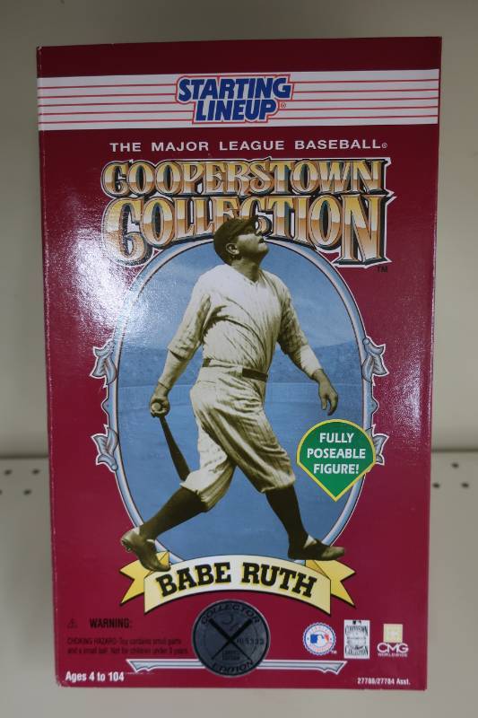 lot 593 image: Starting Lineup Poseable Babe Ruth Figure