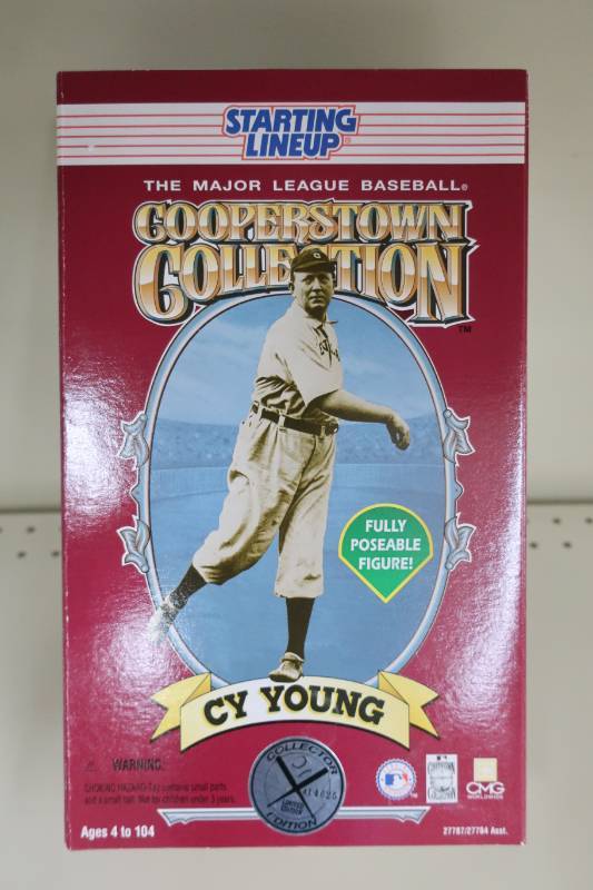 lot 594 image: Starting Lineup Poseable Cy Young Figure