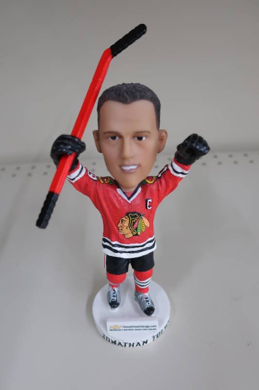 lot 597 image: Jonathan Toews Blackhawks Bobblehead