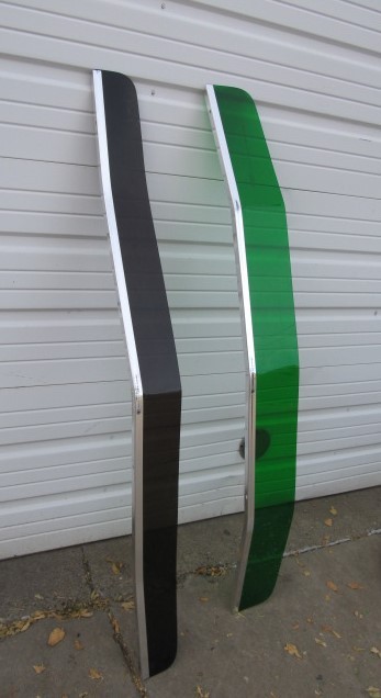 lot 240 image: 2 Vintage DEFLECTA-SHIELD Truck Hood Bug Shields