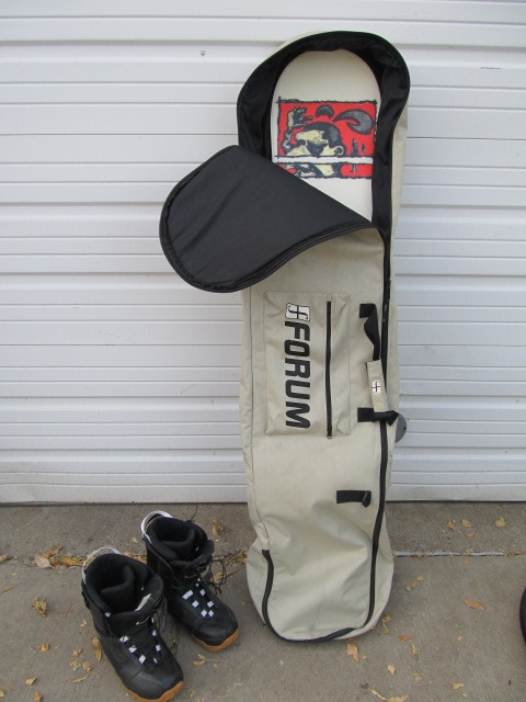lot 12 image: LAMAR Andy Metzel Scout Snowboard wBoots & Case
