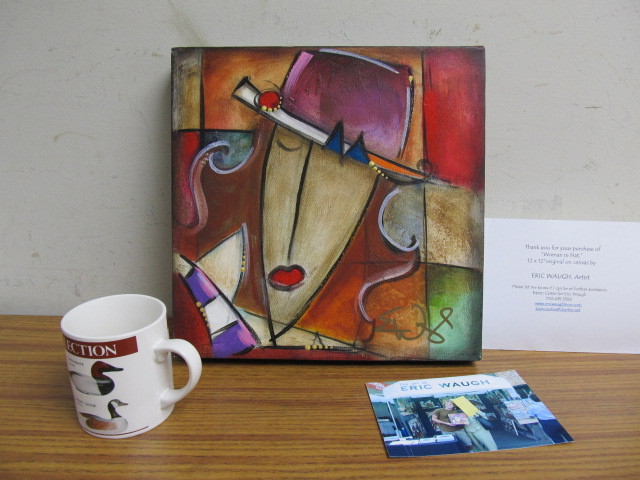 lot 82 image: Signed Original Oil Painting by MN Artist ERIC WAUGH