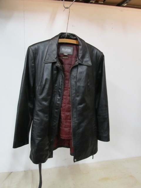 lot 87 image: NICE Ladies Leather Jacket from Wilsons - Size L