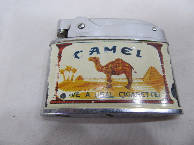 lot 110 image: Vintage CAMEL Cigarettes Advertising Lighter