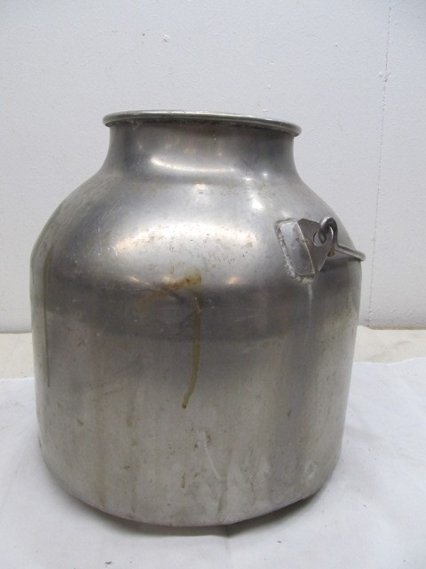 lot 145 image: Large Vintage Stainless Milk Jug