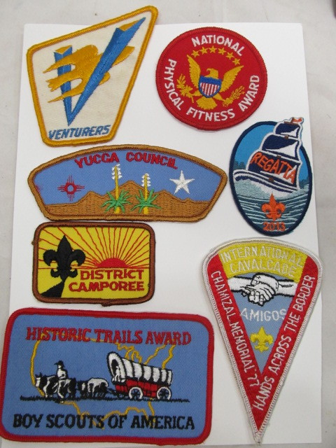 lot 162 image: Vintage etc Boy Scout Patches