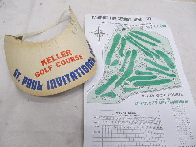 lot 175 image: Original 1962 Saint Paul Invitational Golf Tournament Hat - Keller Golf Course