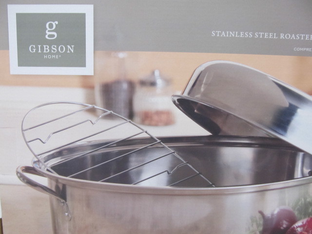 lot 227 image: BRAND NEW Gibson Stainless Roaster