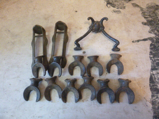 lot 27 image: Antique Hooks