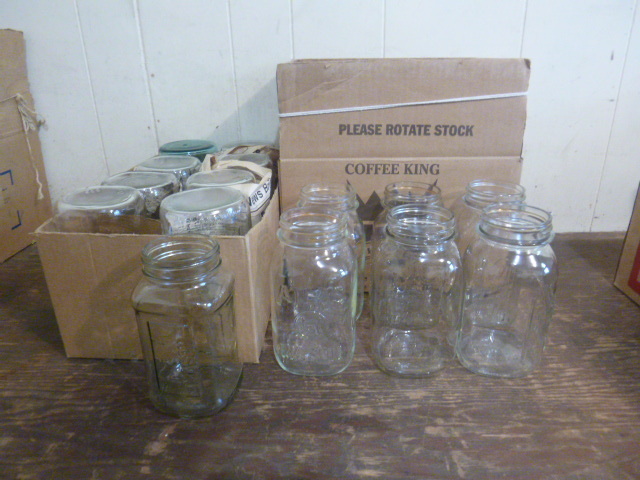 lot 81 image: Quart Size Canning Jars