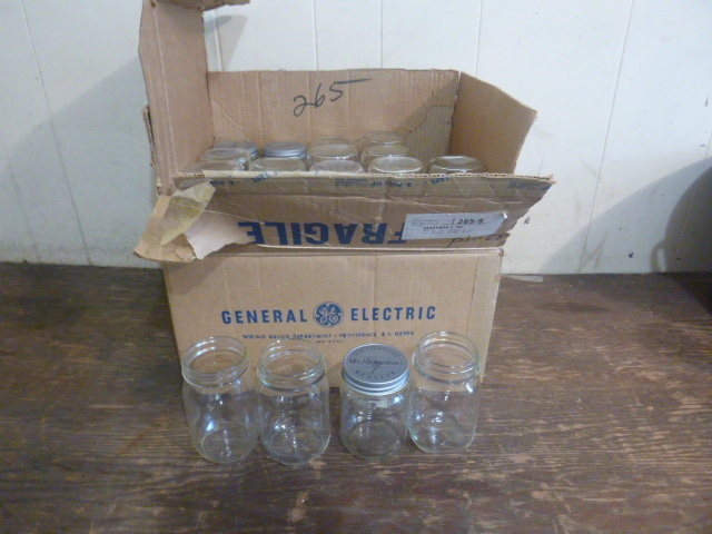 lot 84 image: Pint Size Canning Jars