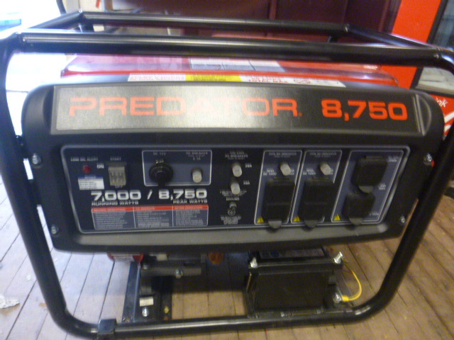 lot 1 image: Predator 8,750 Generator