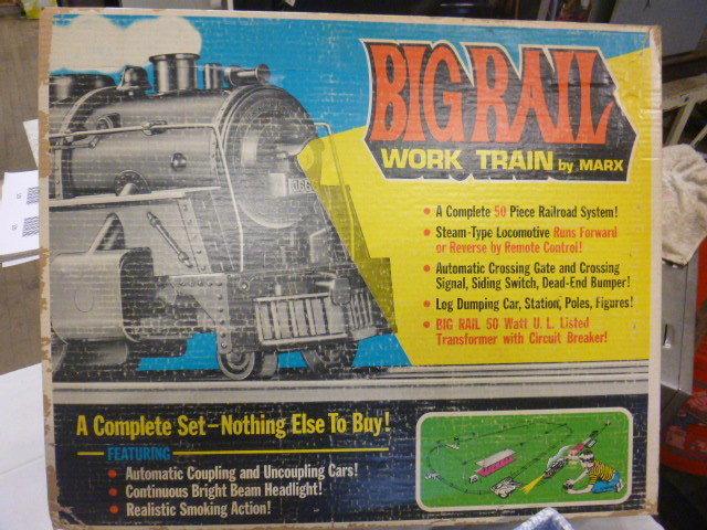 Big rail work train cheap by marx