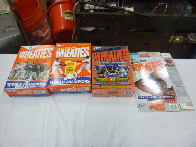 lot 141 image: Collectible Wheaties Boxes