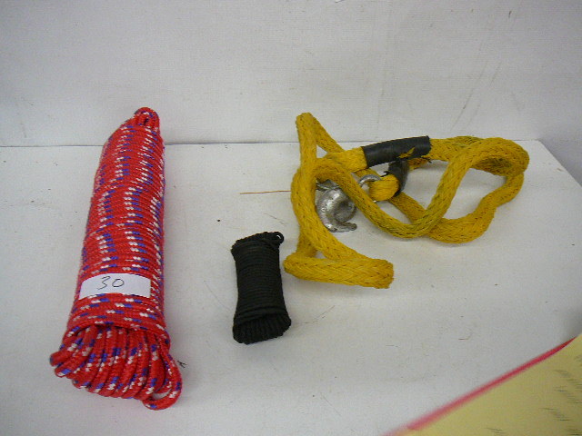 Lot of Rope and Small Tow Strap