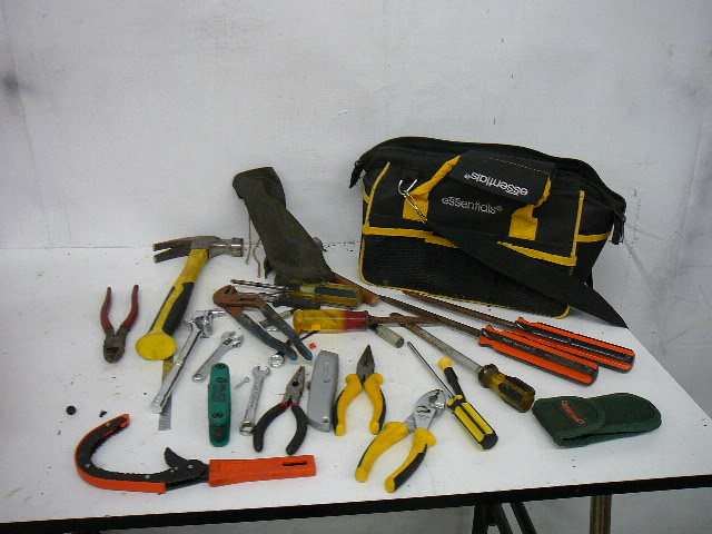 Tool Bag with Misc Tools