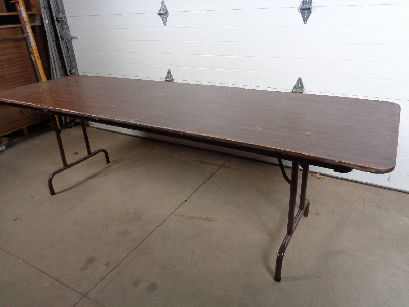 lot 157 image: 8 ft Folding Table