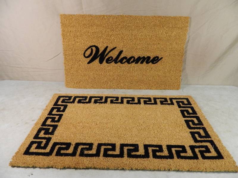 lot 18 image: 2 New Outdoor Welcome Mats