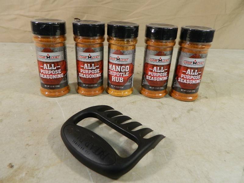lot 27 image: 5 New Camp Chef Spices and More