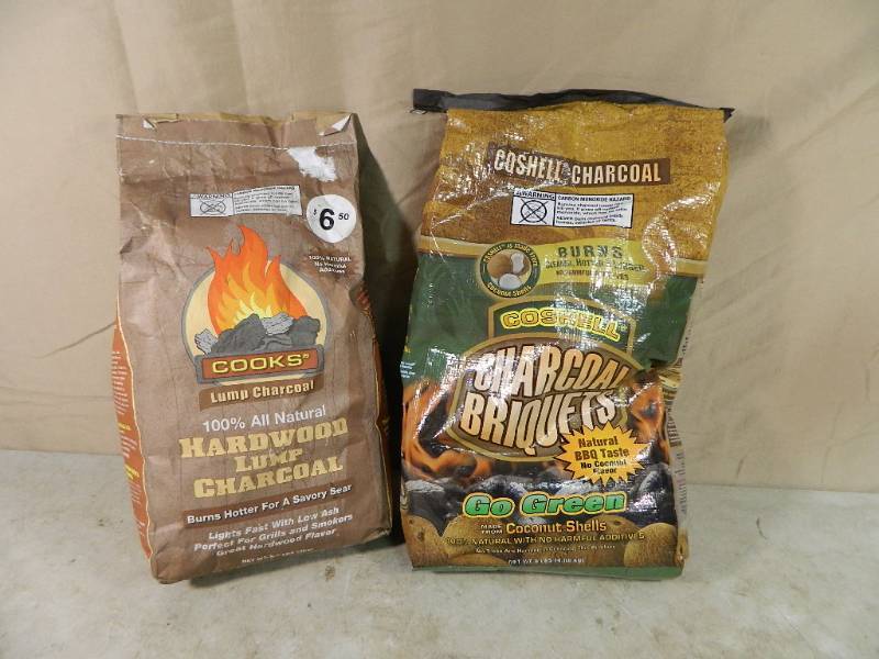 lot 39 image: 2 New Bags of Charcoal and Briquets