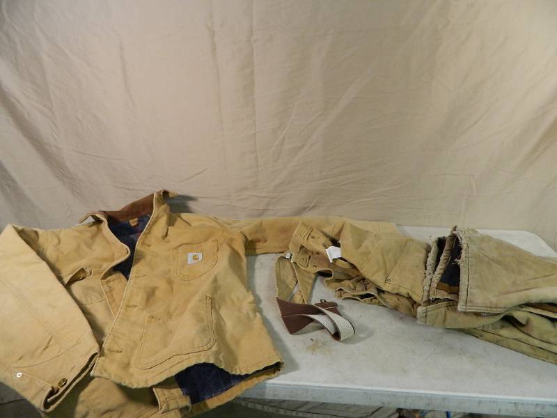 lot 57 image: Carharrt Jacket and Overalls