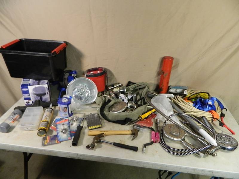 lot 71 image: Drain Cleaner, Tools, Hardware, Etc