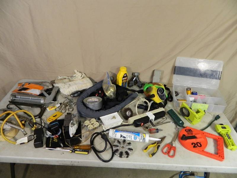 lot 80 image: Assorted Tools and Hardware