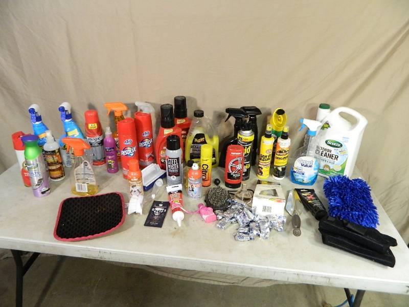 lot 83 image: Assorted Cleaning Chemicals, Shop, Yard, Etc