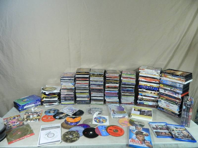 lot 107 image: Large Lot of Assorted Media
