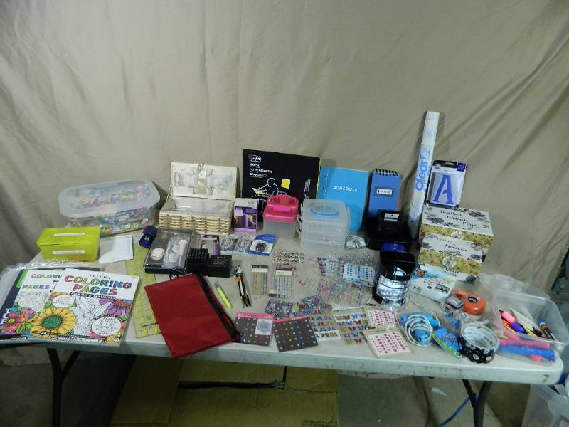 lot 117 image: Assorted Craft Supplies, and More