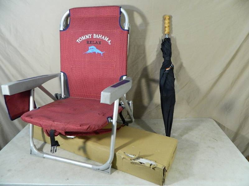 lot 145 image: New Ikea Shelf, Beach Chair, Etc