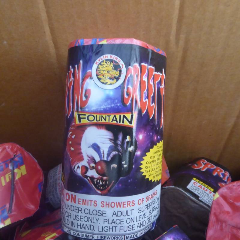 Lot of Approx. 72 Spring Greeting Fountain Fireworks