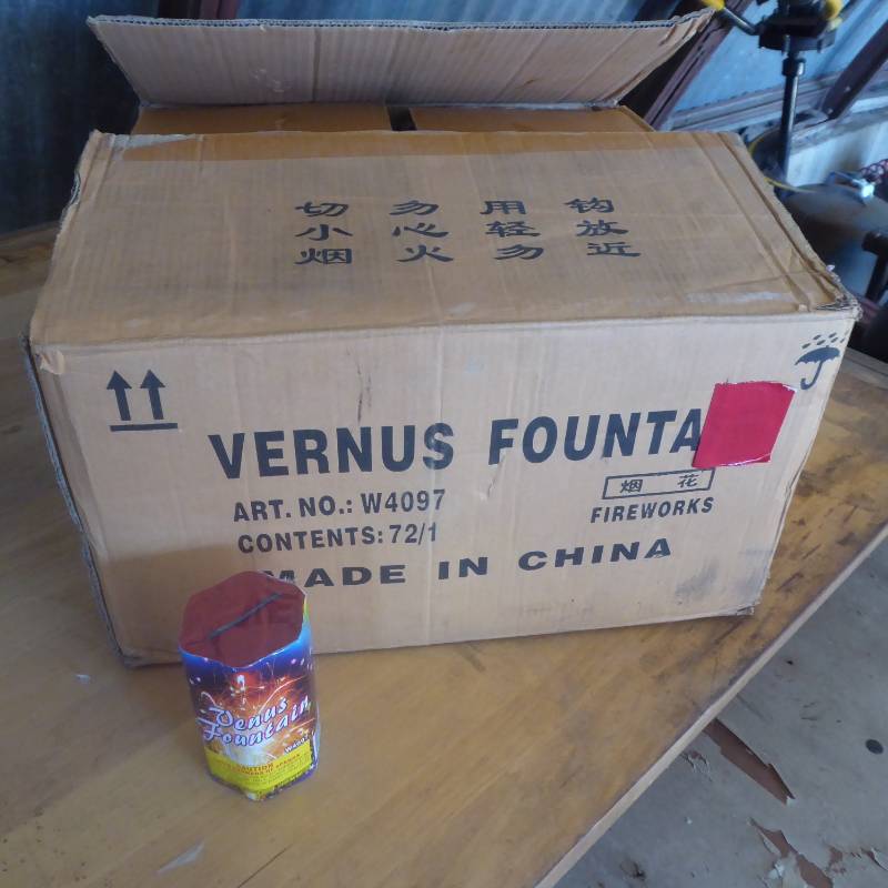 Lot of Approx 72 Venus Fountains Fireworks